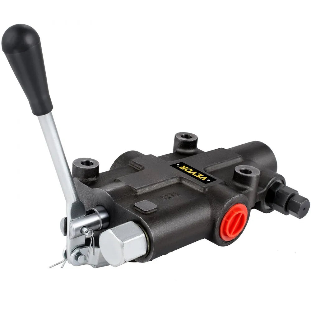 VEVOR Hydraulic Directional Control Valve, 1 Spool Hydraulic Spool Valve, 21 GPM Hydraulic Loader Valve, 3625 PSI Directional Control Valve, Hydraulic Valves And Controls For Tractors Loaders Tanks