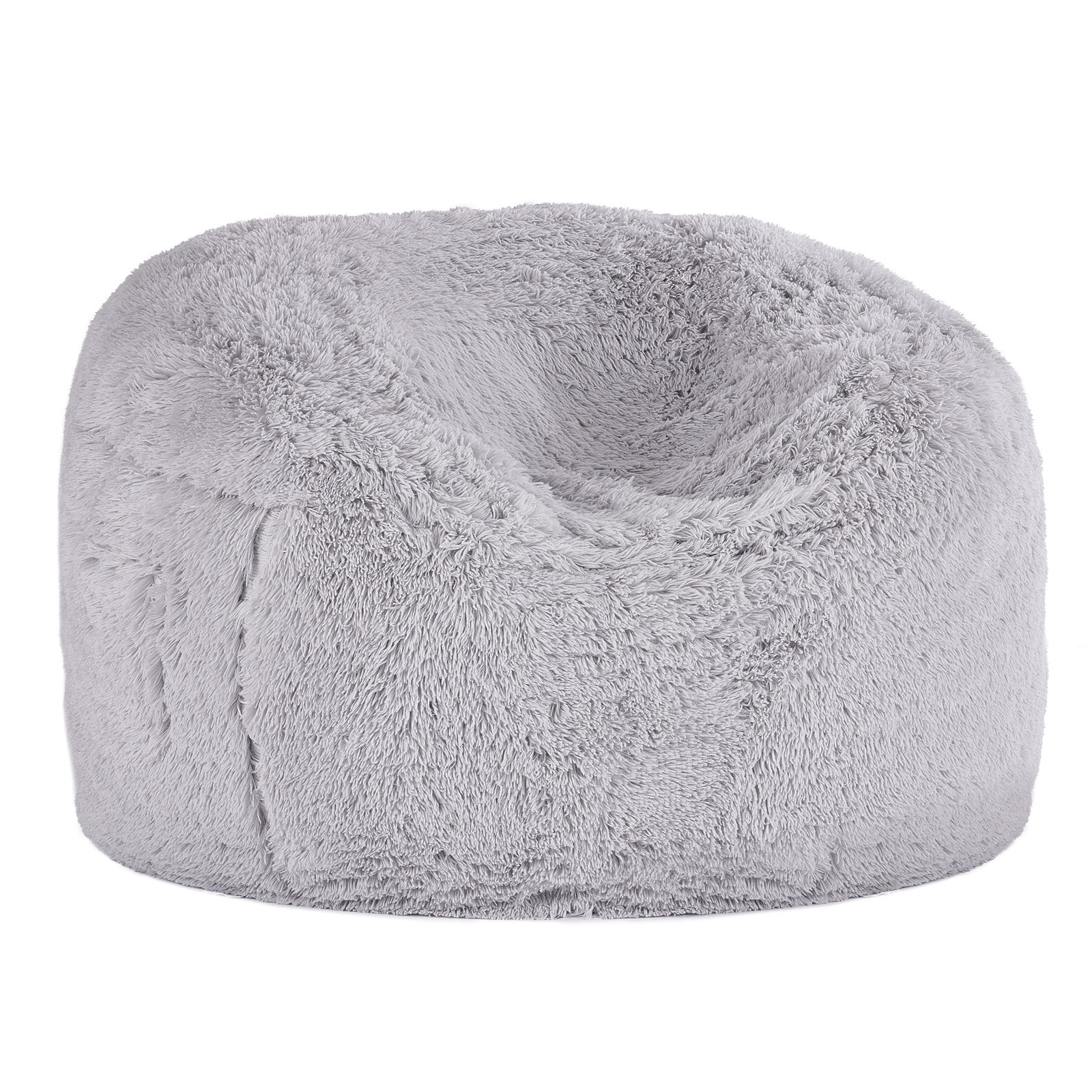 VEVOR Bean Bag Bed Chair Convertible from Chair to Lounge or Mattress Grey-Queen