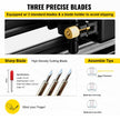 VEVOR Vinyl Cutter, 34 inch Vinyl Cutter Machine 870mm Paper Feed Vinyl Plotter with Floor Stand, Cutting Plotter Machine Adjustable Speed SignMaster Software for Sign Making Labels Windows
