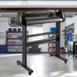 VEVOR Vinyl Cutter, 34 inch Vinyl Cutter Machine 870mm Paper Feed Vinyl Plotter with Floor Stand, Cutting Plotter Machine Adjustable Speed SignMaster Software for Sign Making Labels Windows