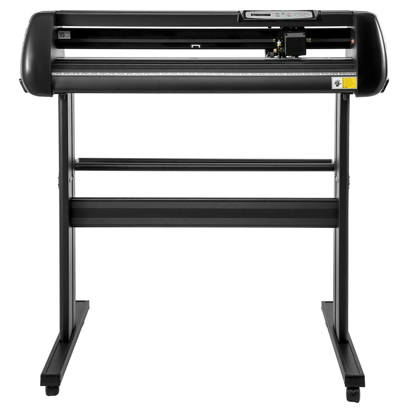 VEVOR Vinyl Cutter, 34 inch Vinyl Cutter Machine 870mm Paper Feed Vinyl Plotter with Floor Stand, Cutting Plotter Machine Adjustable Speed SignMaster Software for Sign Making Labels Windows