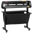 VEVOR Vinyl Cutter, 34Inch Bundle, Vinyl Cutter Machine, Manual Vinyl Printer, LCD Display Plotter Cutter Sign Cutting with Signmaster Software for Design and Cut, with Supplies, Tools