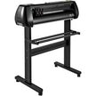 VEVOR Vinyl Cutter Machine, 28in Offline Bluetooth Cutting Plotter Machine, 400in/10m Steel Roller Shaft Adjustable Speed Force, SignMaster Software Tool DIY Craft Kit for Sign Making Windows & Mobile