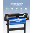 VEVOR Vinyl Cutter Machine, 28inch Vinyl Plotter, LCD Display Plotter Cutter, Adjustable Double-Spring Pinch Rollers Sign Cutting Plotter, Plotter with Signmaster Software for Design and Cut