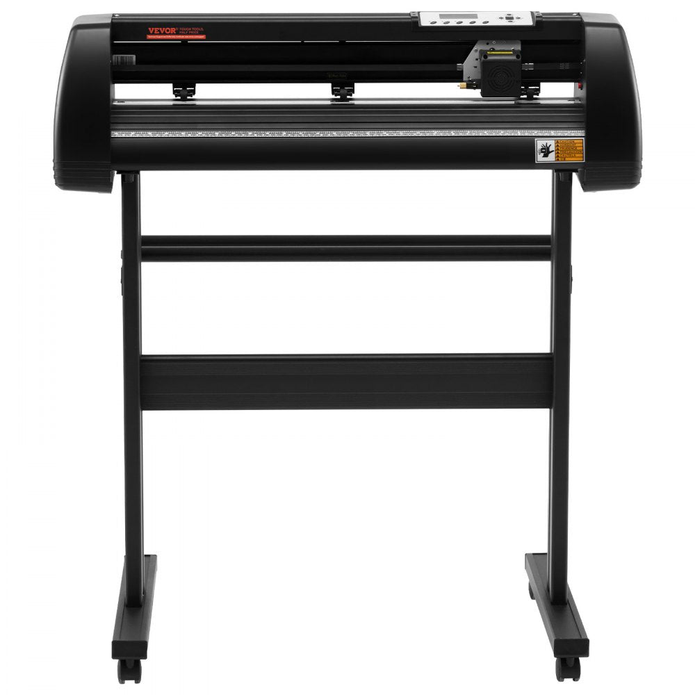 VEVOR Vinyl Cutter Machine, 28inch Vinyl Plotter, LCD Display Plotter Cutter, Adjustable Double-Spring Pinch Rollers Sign Cutting Plotter, Plotter with Signmaster Software for Design and Cut