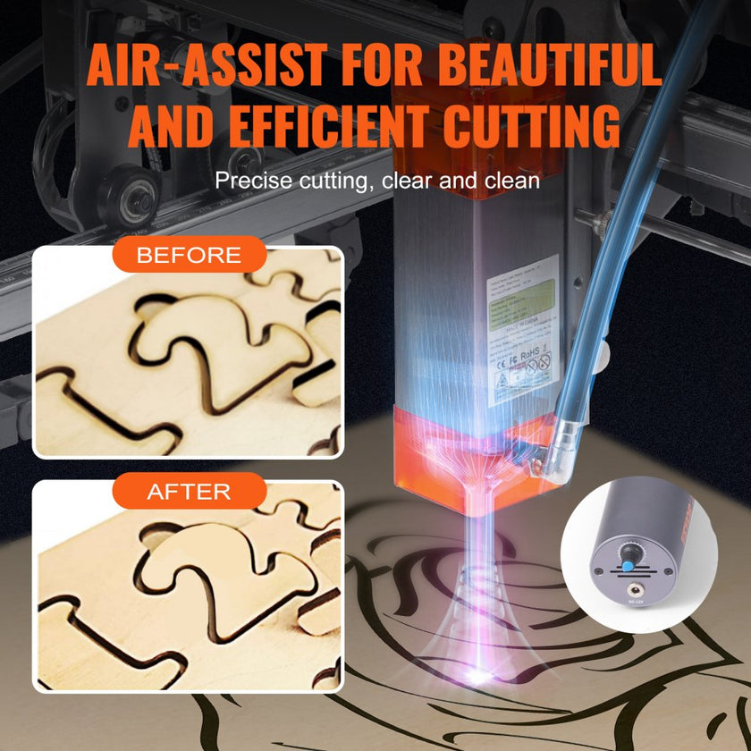 VEVOR Laser Engraver, 10W Output Laser Engraving Machine, 15.7