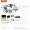 VEVOR Laser Engraver, 20W Output Laser Engraving Machine, 15.7