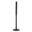 VEVOR Cast Iron Sign Post 4 ft Portable U-Channel Sign Stand with Wheels Black