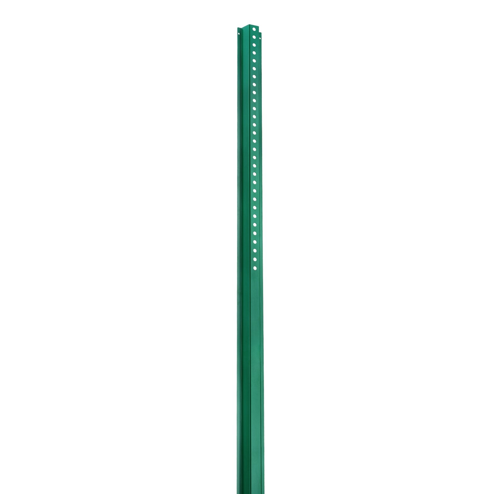 VEVOR Cast Iron Sign Post 6ft Fixed U-Channel Heavy Duty Post Sign Holder Green