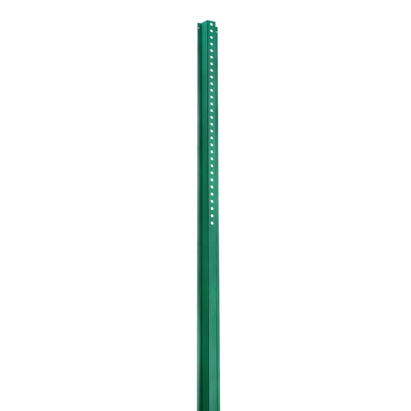 VEVOR Cast Iron Sign Post 6ft Fixed U-Channel Heavy Duty Post Sign Holder Green