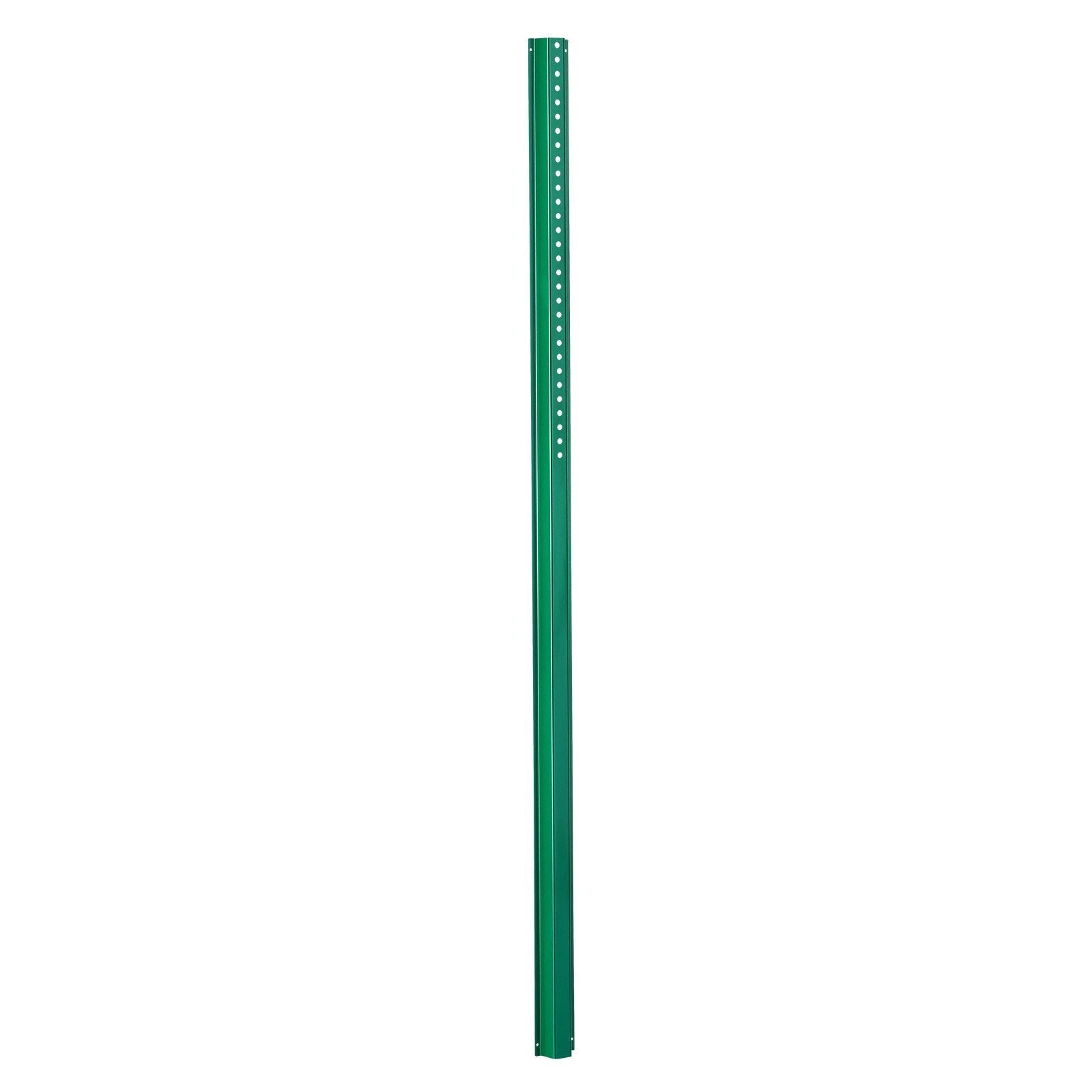 VEVOR Cast Iron Sign Post 6ft Fixed U-Channel Heavy Duty Post Sign Holder Green