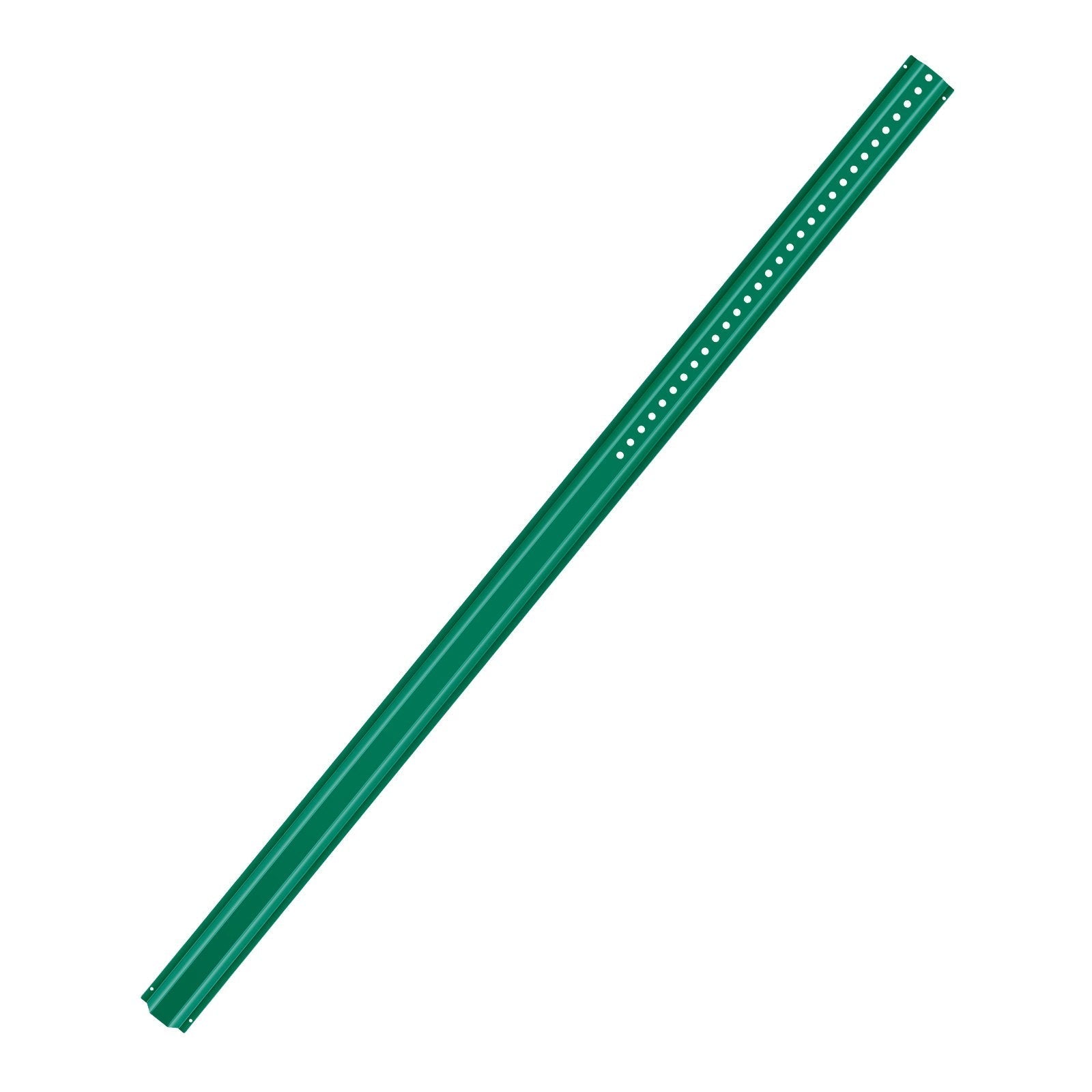 VEVOR Cast Iron Sign Post 6ft Fixed U-Channel Heavy Duty Post Sign Holder Green