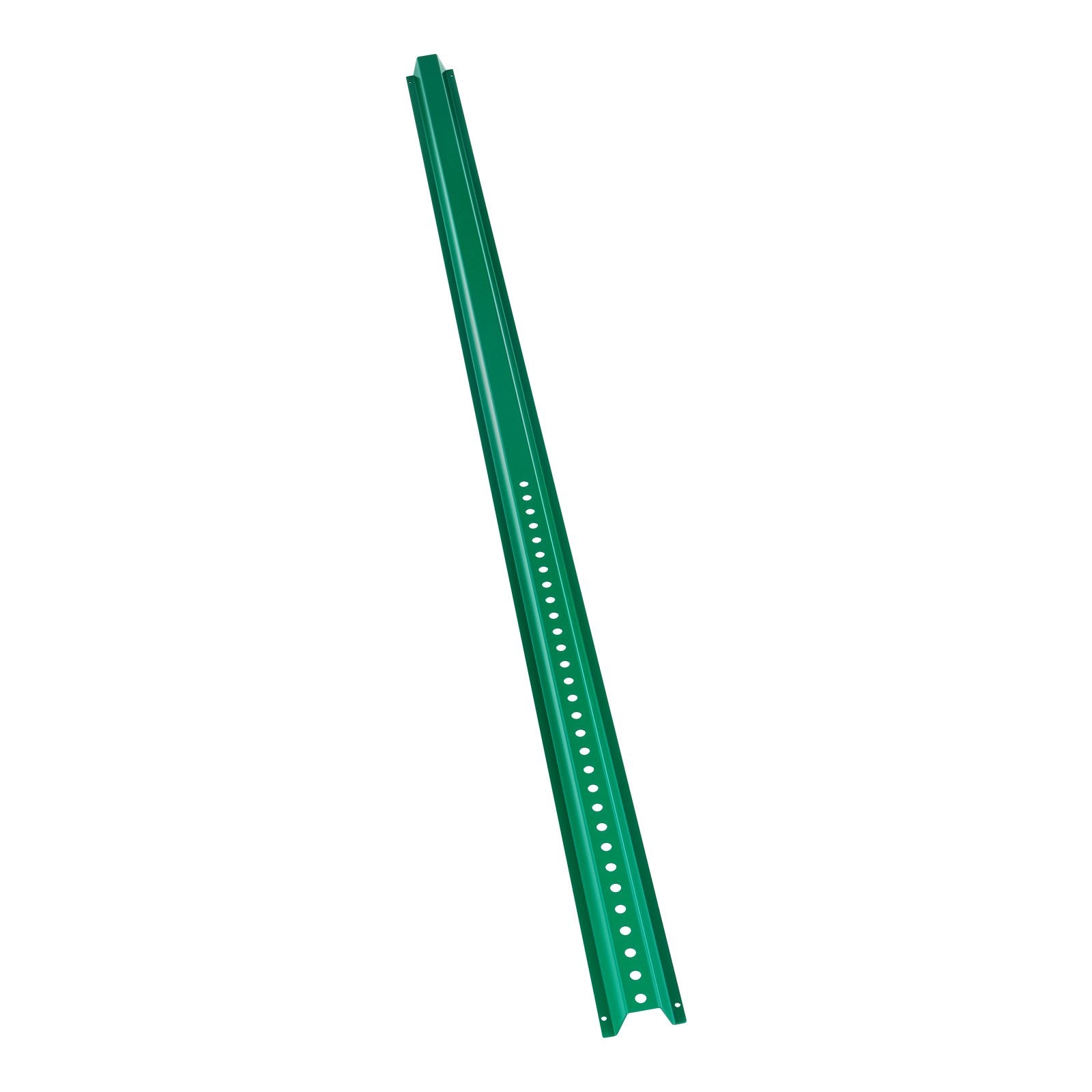 VEVOR Cast Iron Sign Post 6ft Fixed U-Channel Heavy Duty Post Sign Holder Green