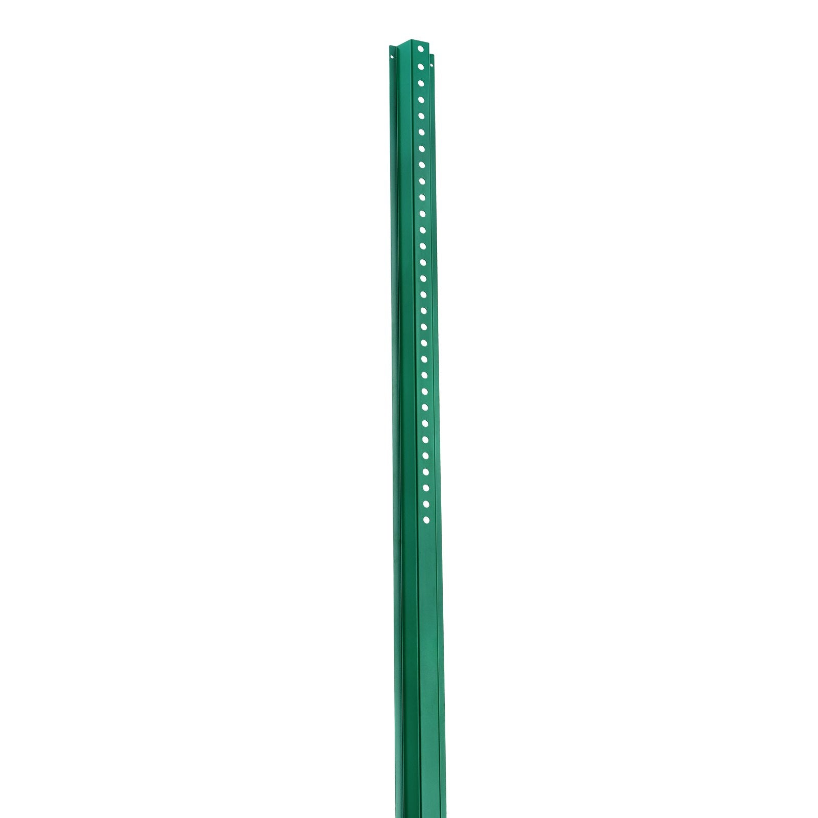 VEVOR Cast Iron Sign Post 8ft Fixed U-Channel Heavy Duty Post Sign Holder Green