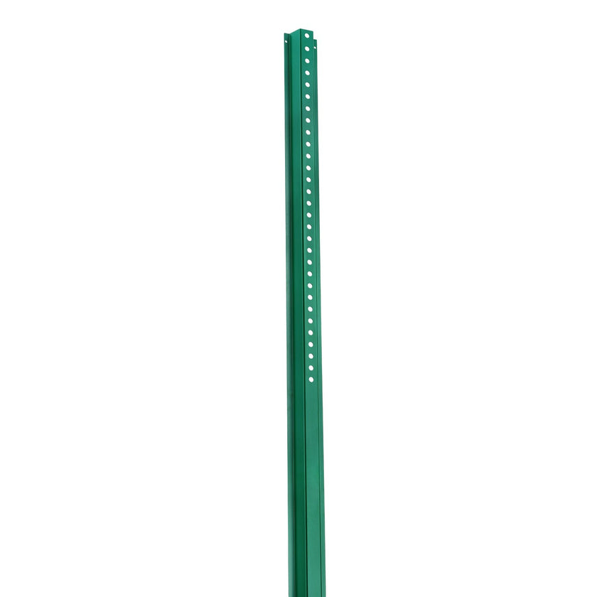VEVOR Cast Iron Sign Post 8ft Fixed U-Channel Heavy Duty Post Sign Holder Green