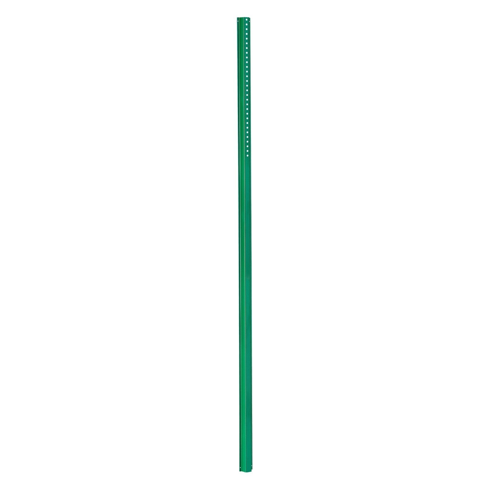 VEVOR Cast Iron Sign Post 8ft Fixed U-Channel Heavy Duty Post Sign Holder Green