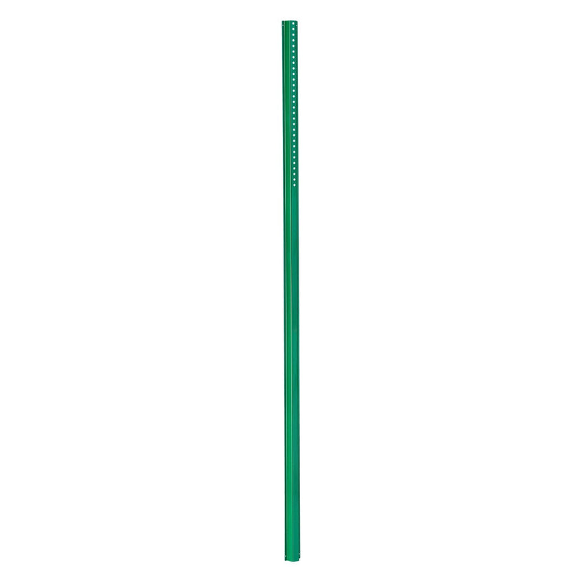 VEVOR Cast Iron Sign Post 8ft Fixed U-Channel Heavy Duty Post Sign Holder Green