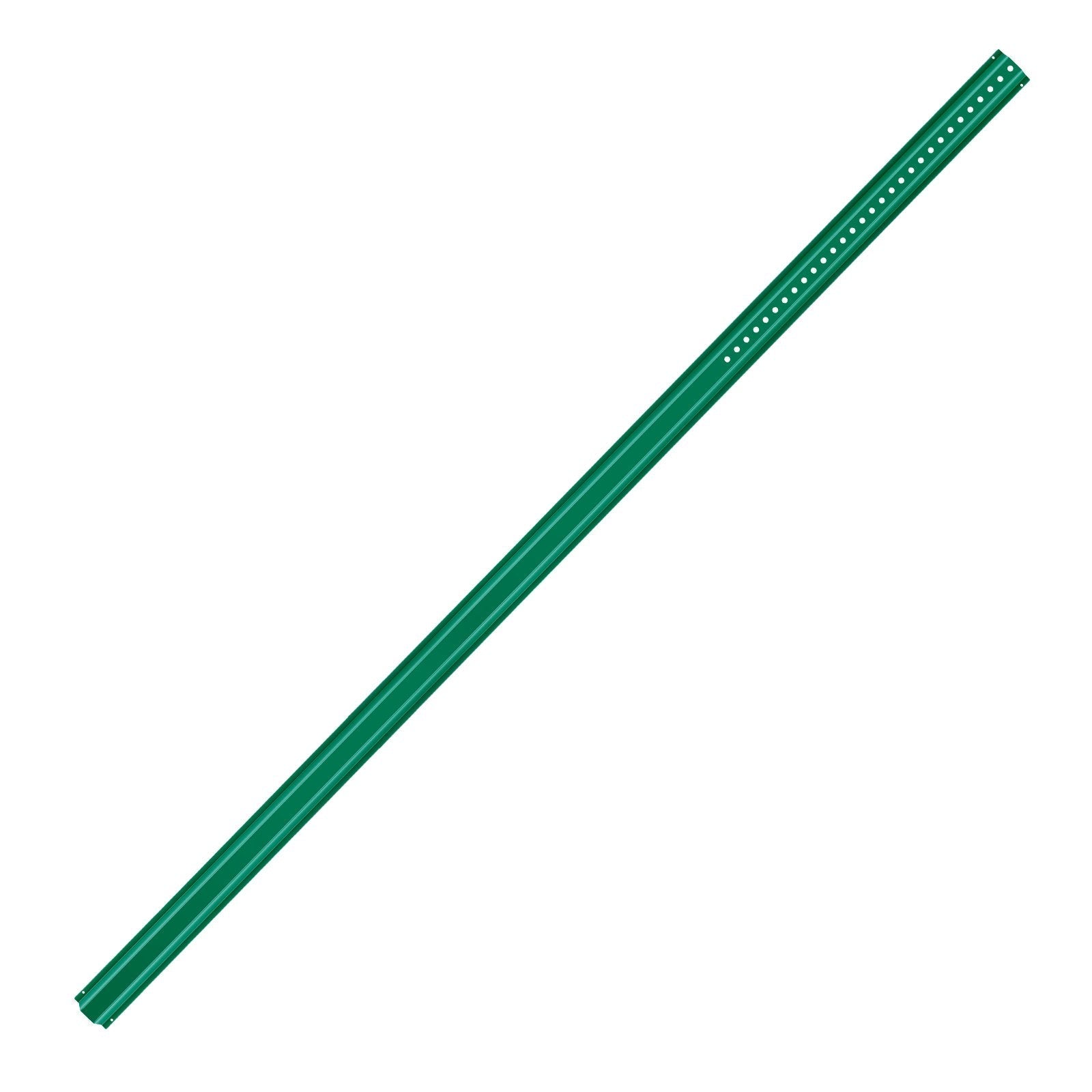 VEVOR Cast Iron Sign Post 8ft Fixed U-Channel Heavy Duty Post Sign Holder Green