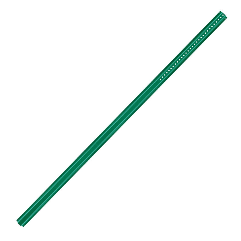 VEVOR Cast Iron Sign Post 8ft Fixed U-Channel Heavy Duty Post Sign Holder Green