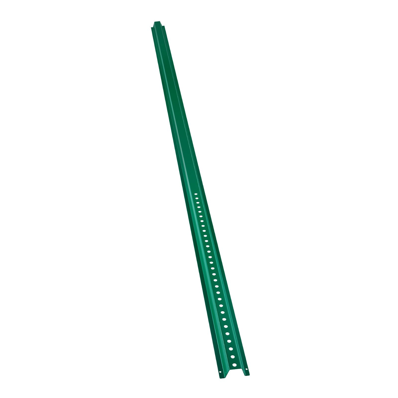 VEVOR Cast Iron Sign Post 8ft Fixed U-Channel Heavy Duty Post Sign Holder Green