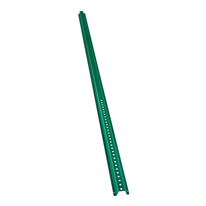 VEVOR Cast Iron Sign Post 8ft Fixed U-Channel Heavy Duty Post Sign Holder Green