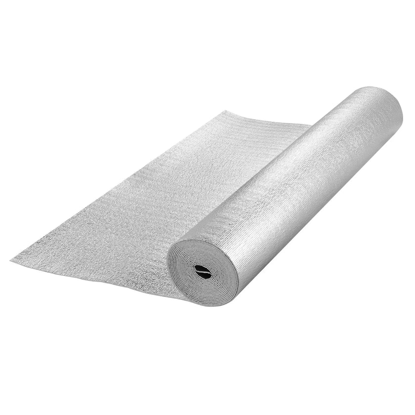 VEVOR Double Reflective Insulation Roll Foam Core Radiant Barrier 48 in x 25 ft