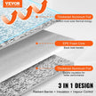 VEVOR Double Reflective Insulation Roll Foam Core Radiant Barrier 48 in x 50 ft
