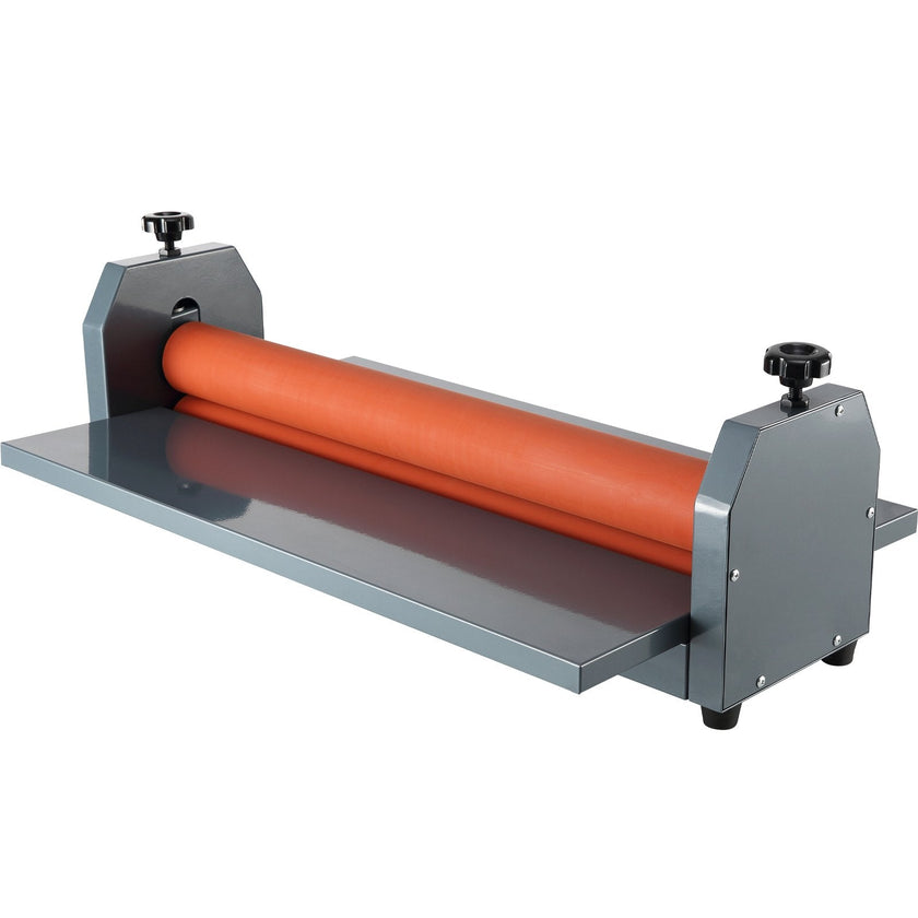 VEVOR 51 Inch Cold Laminator Machine 10mm Manual Vinyl Photo Film Cold laminator Hand Crank Pressure Cold Roll laminator(51Inch)