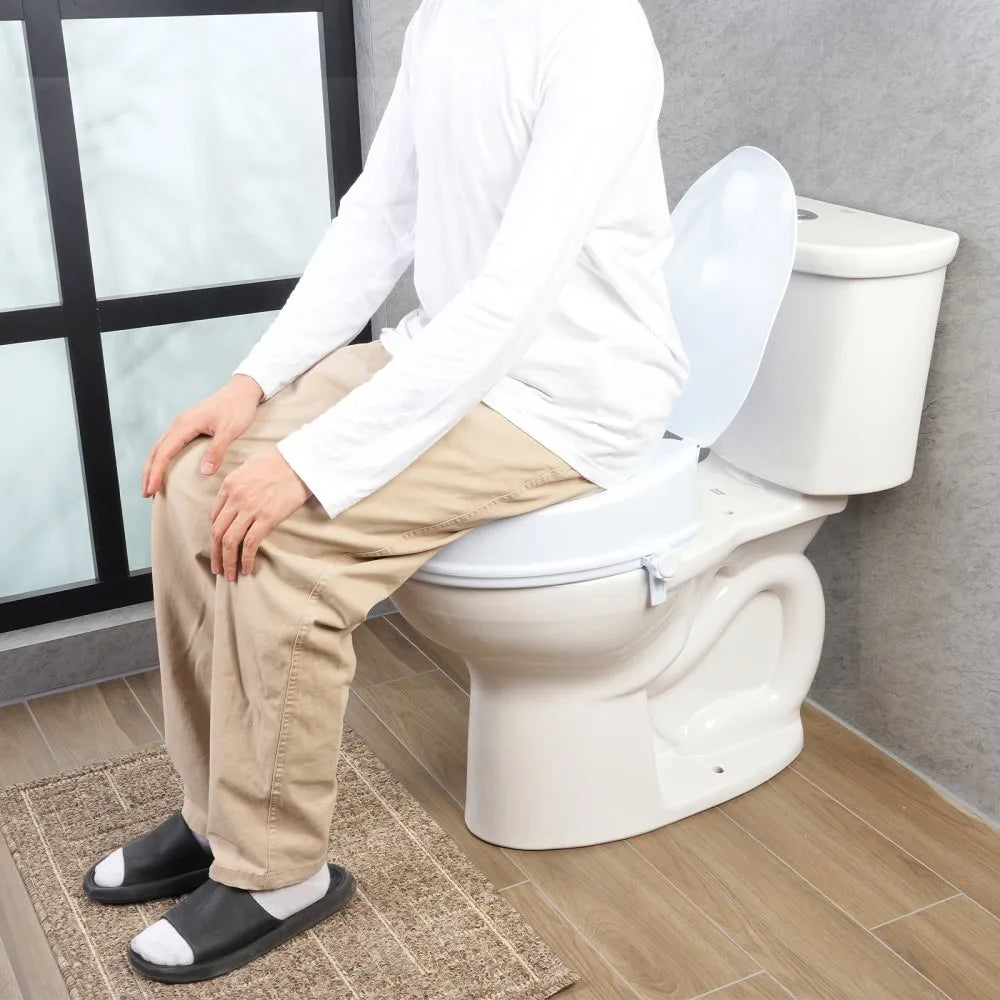 VEVOR Raised Toilet Seat, 4