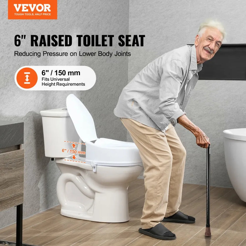 VEVOR Raised Toilet Seat, 5