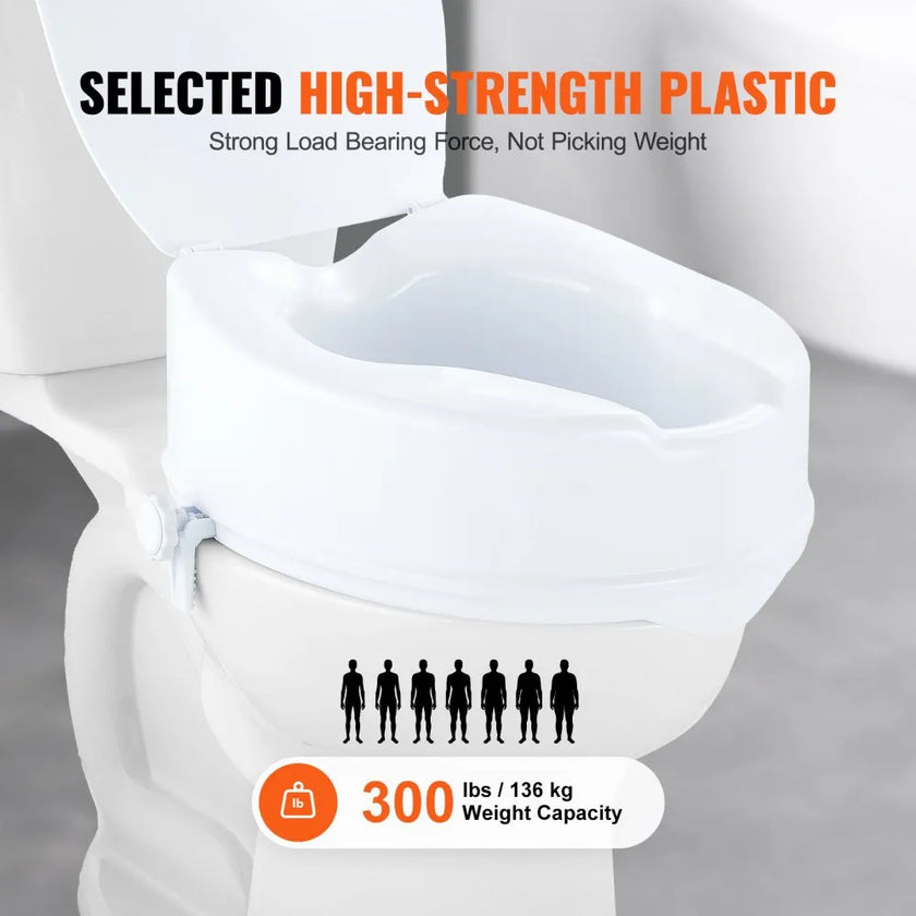 VEVOR Raised Toilet Seat, 5