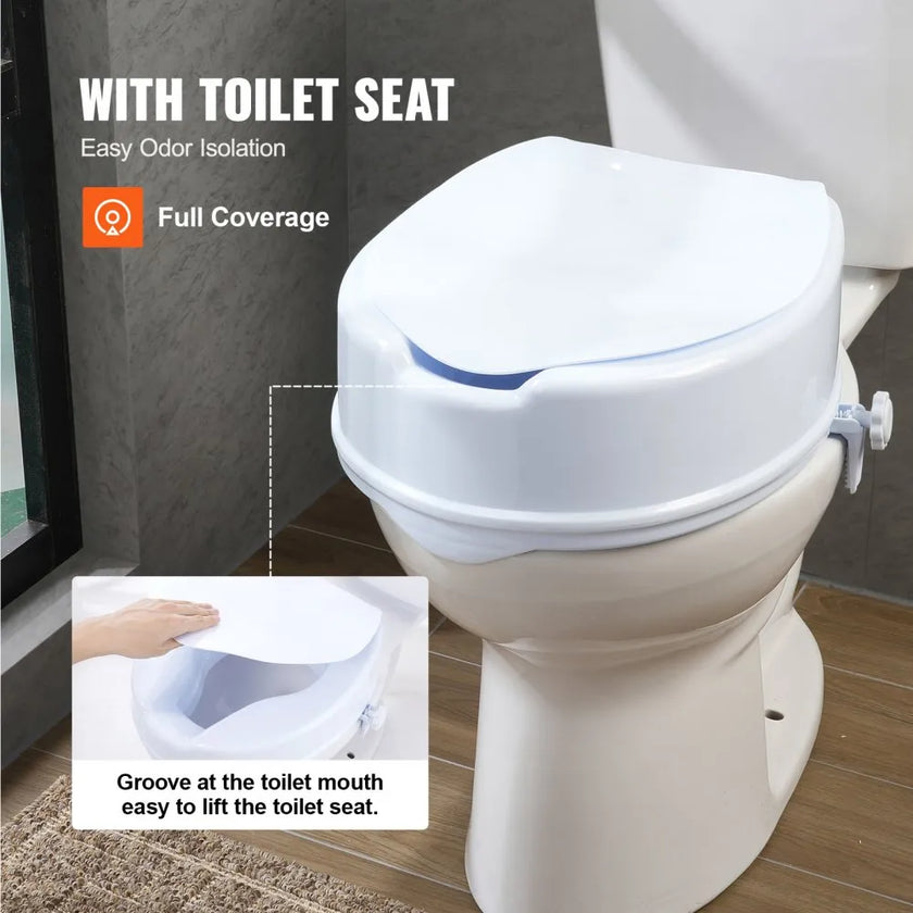 VEVOR Raised Toilet Seat, 5