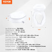VEVOR Raised Toilet Seat, 5