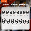 VEVOR Crowfoot Wrench Set, 1/2