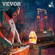 VEVOR Propane Forge Farrier Forge Double Burner Tool Knife Making Blacksmithing