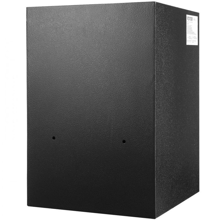 VEVOR 2.5 Cub Depository Safe, Deposit Safe with Drop Slot, Electronic Code Lock and 2 Emergency Keys, 20.27'' x 13.97'' x 13.97'' Business Drop Slot Safe for Cash, Mail in Home, Hotel, Office