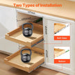 VEVOR Pull Out Cabinet Organizer Soft Close Slideout Shelf Wood Drawer 20