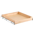 VEVOR Pull Out Cabinet Organizer Soft Close Slideout Shelf Wood Drawer 20