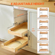 VEVOR 2Tier Pull Out Cabinet Organizer Soft Close Slideout Wood Drawer 14