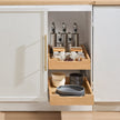 VEVOR 2Tier Pull Out Cabinet Organizer Soft Close Slideout Wood Drawer 14