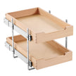 VEVOR 2Tier Pull Out Cabinet Organizer Soft Close Slideout Wood Drawer 14
