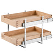 VEVOR 2Tier Pull Out Cabinet Organizer Soft Close Slideout Wood Drawer 14