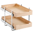 VEVOR 2Tier Pull Out Cabinet Organizer Soft Close Slideout Wood Drawer 14
