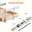 VEVOR 2Tier Pull Out Cabinet Organizer Soft Close Slideout Wood Drawer 17