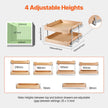 VEVOR 2Tier Pull Out Cabinet Organizer Soft Close Slideout Wood Drawer 17