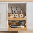 VEVOR 2Tier Pull Out Cabinet Organizer Soft Close Slideout Wood Drawer 17
