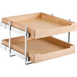 VEVOR 2Tier Pull Out Cabinet Organizer Soft Close Slideout Wood Drawer 17