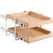 VEVOR 2Tier Pull Out Cabinet Organizer Soft Close Slideout Wood Drawer 17