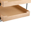 VEVOR 2Tier Pull Out Cabinet Organizer Soft Close Slideout Wood Drawer 17