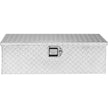 VEVOR Heavy Duty Aluminum Truck Bed Tool Box, Diamond Plate Tool Box with Side Handle and Lock Keys, Storage Tool Box Chest Box Organizer for Pickup, Truck Bed, RV, Trailer, 30